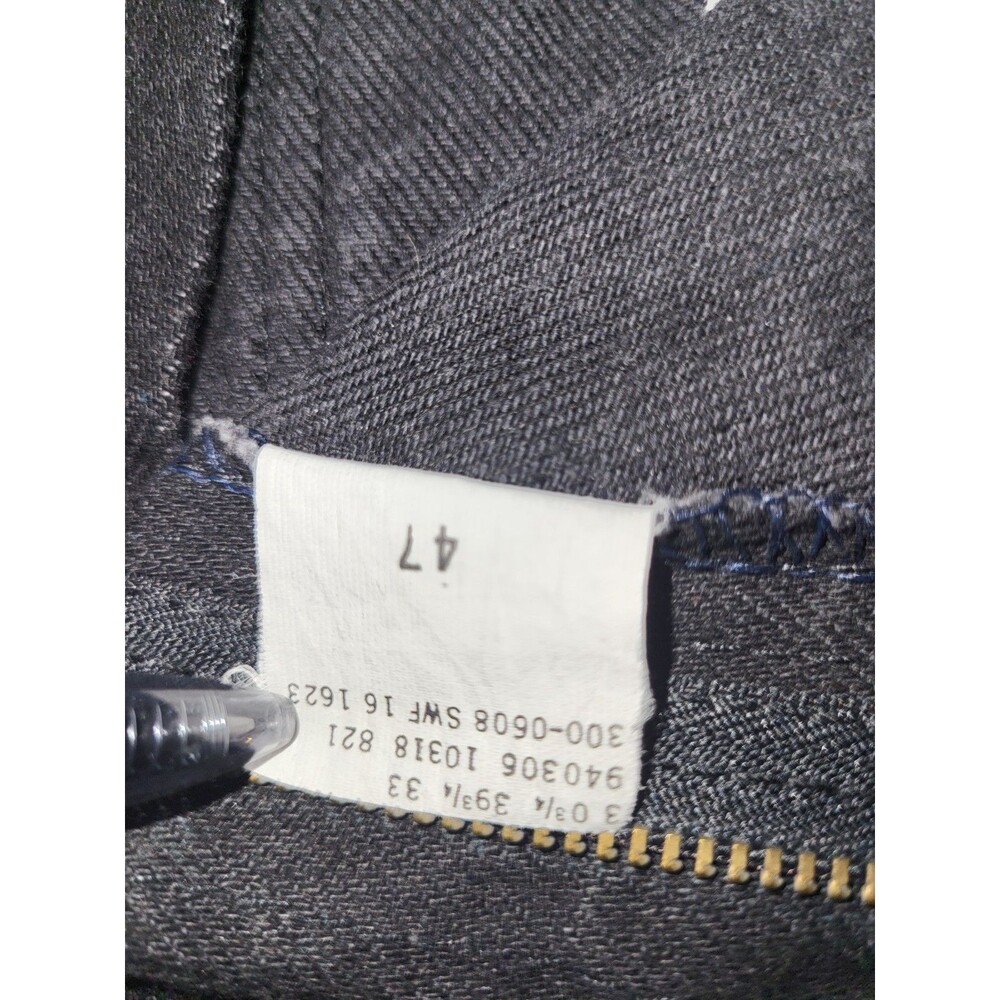 Vintage 90s Lee Jeans Black High Waisted Tapered Mom Fit Made In USA 30x33.5 Siz - Picture 6 of 9